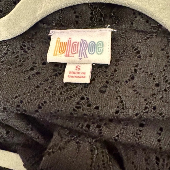 LuLaRoe Black Lace Coverup Shrug - Picture 3 of 3